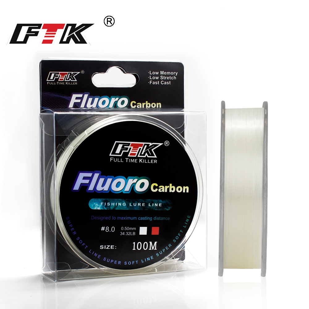 FTK 100m 4.13-34.32LB Filo da  - Fluorocarbon Line recensione e prezzo