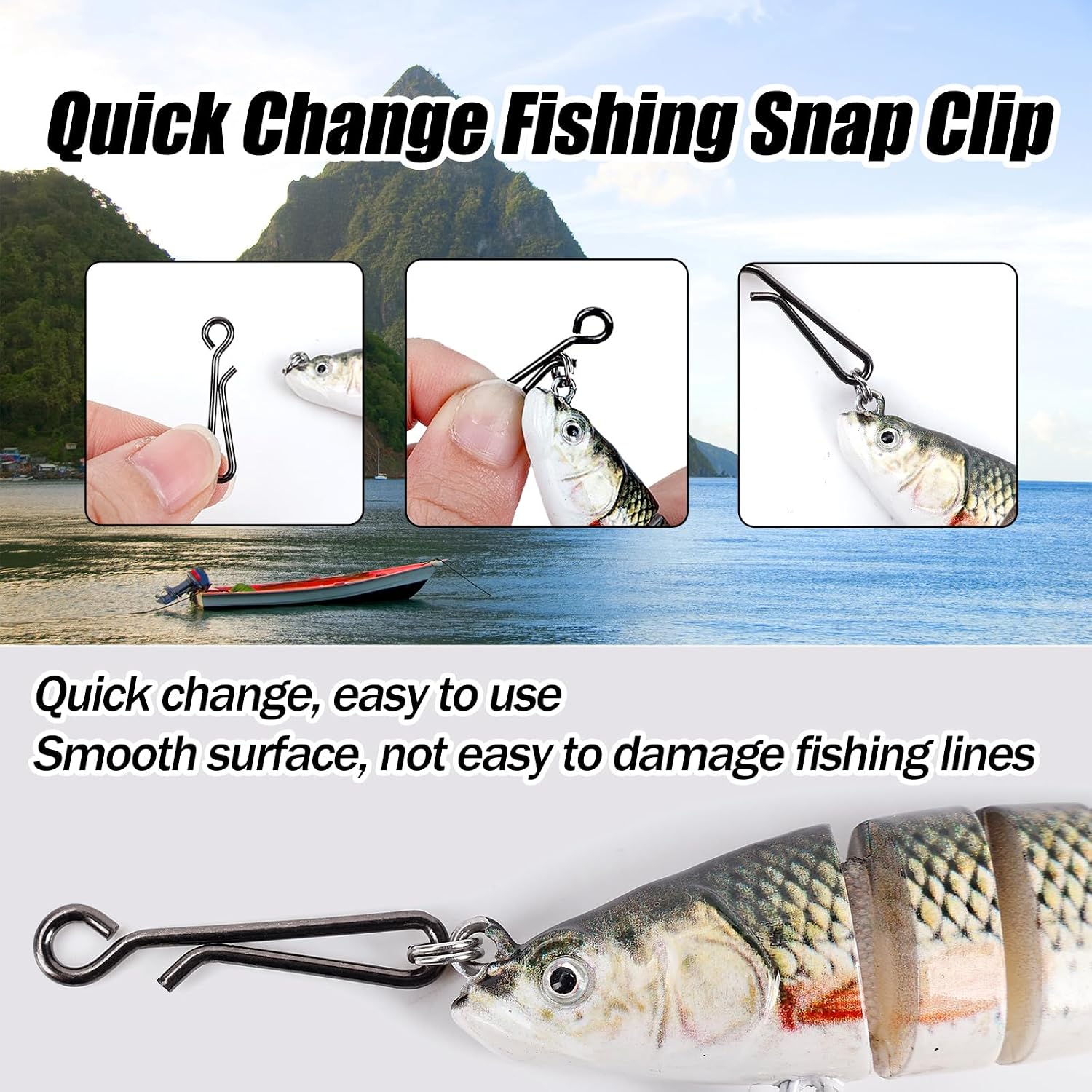 100 Pezzi Clip a Sgancio Rapid - Freshwater Line recensione e prezzo